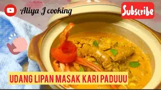 Cara memasak Kari udang lipan yang paling sedap/how to cook centipede shrimp curry