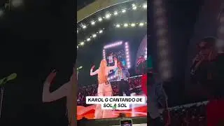 Karol G cantando sol a sol de salierin