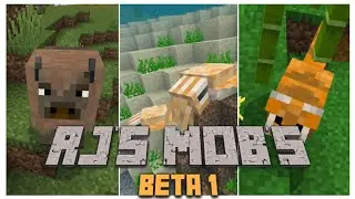 Rj's Mob's Beta | Addon Showcase | Minecraft Bedrock