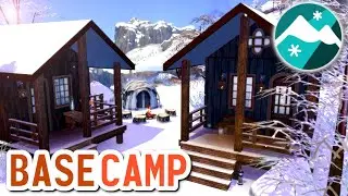 MT. KOMOREBI BASE CAMP // Rebuild Mt. Komorebi // The Sims 4: Snowy Escape - Speed Build (No CC)