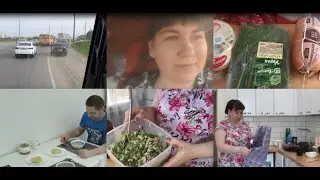 УЕХАЛА В ГОРОД\ВСТРЕЧАЮ МУЖА\В ХОЛОДИЛЬНИКЕ ПУСТО\ЗАКУПИЛАСЬ НА 1500\ПОРАДОВАЛА МУЖА\ВКУСНЫЙ УЖИН