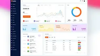 Admin Dashboard Design By Using Html And Css || 🔥 Free Source Code
