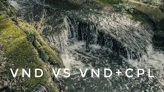 Variable ND vs Variable ND + CPL waterfall Sony a7rii