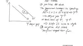 Shifts of the IS cruve