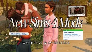 New Must-Have Sims 4 Mods [Gameplay + Overrides] + Links!