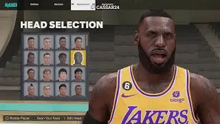 NBA 2K23 HOW TO LOOK LIKE LEBRON JAMES!! LEBRON JAMES FACE SCAN/ FACE CREATION NBA 2K23