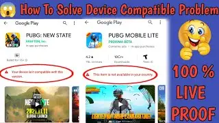 “Your Device Is Not Compatible With This Version” How To Solve Problem Pubg New State By Nco Tech