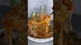 EXTRA CHEESY AND MEATY Stuffed Shells recipe #shorts
