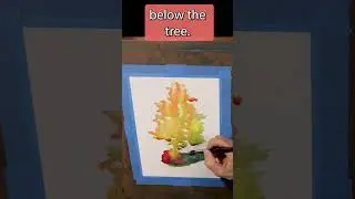 How to Paint a Tree in Watercolor 