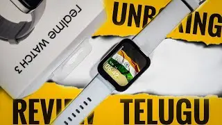 realme watch 3 unboxing & review telugu ENC calling smart watch #unboxing#realmewatch3#telugu#budget