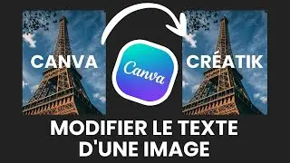 Comment modifier le texte d'une image sur canva