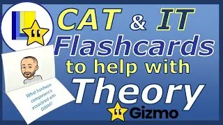 CAT and IT Flashcards to help with Theory