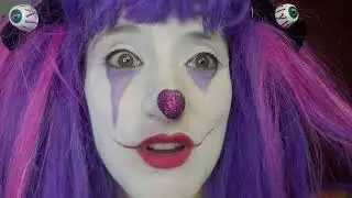 Clown Girl Says Happy April 1st
