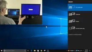 Quickly change display settings with the Windows+P Shortcut