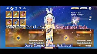 Gladly I Record This Back to Back Crit 4th Stat Artifacts Gatcha - Genshin Impact 5.0