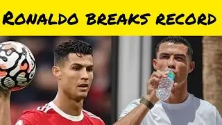Cristiano Ronaldo breaks new record//Ronaldo new record #ronaldo