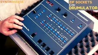 ZIF sockets on E-mu Drumulator
