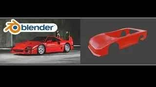 Learn Blender by modelling a Ferrari F40 - The Side Guide - Part 4