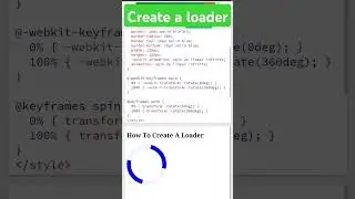 creating loader