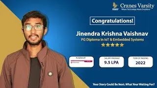 Student success story | PG Diploma in IoT & Embedded systems
