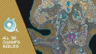 All 36 Chasm Top and Bottem Seelies Locations [Genshin Impact]