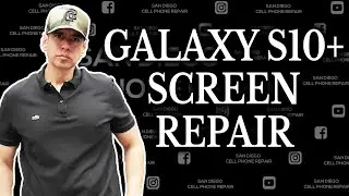 Samsung Galaxy S10+ Cracked Screen Replacement w/ Frame | How to Repair