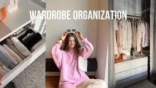 ИДЕАЛЬНЫЙ гардероб 🧺 Как организовать хранение одежды? Идеи для  уютного маленького гардероба❤️