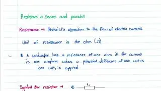 Physics lesson - Electric circuits (part 2)