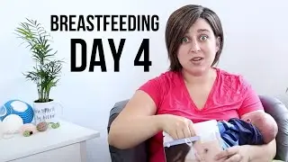 What to Expect Breastfeeding on Day 4 | Tips for ENGORGEMENT!! Reverse pressure softening