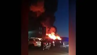 На юго-востоке Москвы произошел пожар на металлобазе