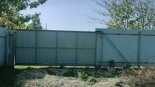Автоматика  откатных ворот своими руками. Демо.
