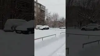 Орск. выпал снег... 22.01.24.