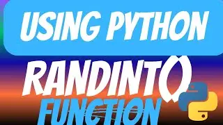 How to use Python randint() function 