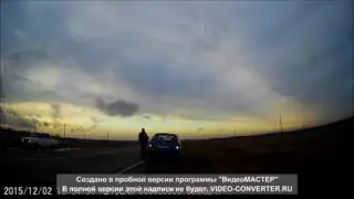Самые редкие кадры ДТП снятые на видео регистратор 19.02.2017