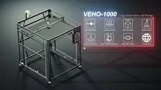 Tronxy VEHO 1000 Large Scale 3D Printer Big Format Direct Drive 3D Printer Build Size 1000x1000x1000