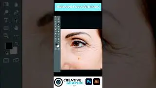 How To Remove Face Wrinkles in Adobe Photoshop #photoshoptutorial #photoediting #shorts