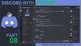 DISCORD APP WITH PYTHON AND PYSIDE2 - [TIME LAPSE VIDEO] MODERN GUI - PART 08