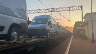 🚄Vectron Captrain wyjeżdża na Sygnał Zastępczy z Oławy.
