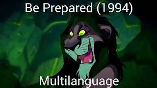 The Lion King | Be Prepared (1994) - One Line Multilanguage (53 Languages)