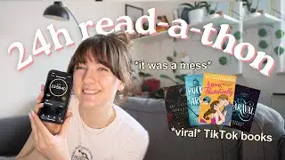 I Read Viral Books for 24 hours ✨ reading marathon vlog