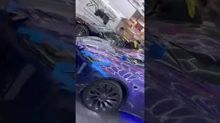 Tesla Wrapped in Metro Wrap Galaxy Film 👽