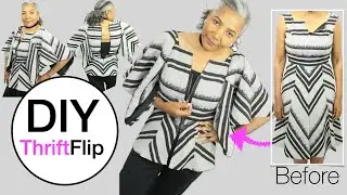 Refashion Dress Ideas into a Contemporary Designer Top |DIY