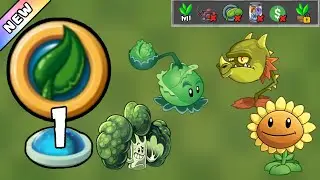 Plants vs  Zombies 2 - Plant of the Week Blockoli Level 1 [Plants Lvl 1 & No Premium] + DOWNLOAD