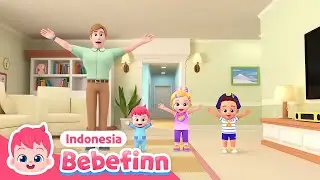Nyanyi lagu Kepala, Pundak, Lutut, Kaki dan lain | Kumpulan Lagu Anak | Bebefinn Bahasa Indonesia