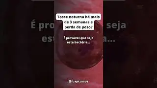 Tosse noturna há mais de 3 semanas e perda de peso... #shorts #reels