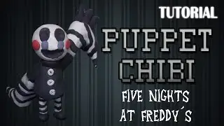 Tutorial Puppet Chibi en Plastilina / FNaF / How to make a Puppet Chibi with Clay