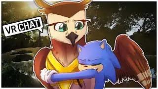 Movie Sonic Seeks Guidance From Longclaw In VRCHAT!!