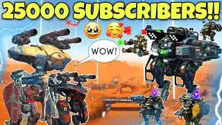 25000 SUBSCRIBERS SPECIAL! WE DID IT!! FACE REVEAL ANUPAM PRIME [WR] || WAR ROBOTS ||