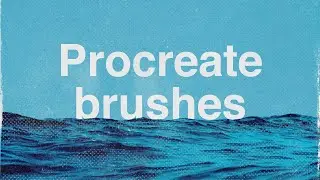 Using texture and halftone brushes in Procreate | RetroSupply
