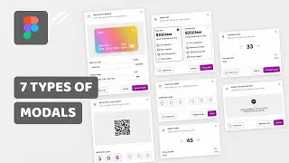 Designing 7 Types of Modals in Figma | Modern and Sleek Popup | Tutorial | Tips | E-commerce Product